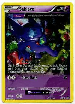 Sableye XY92 Pokemon Card TCG XY Promo Cosmos Holo Rare - Image 1