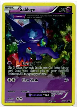 Sableye XY92 Pokemon Card TCG XY Promo Cosmos Holo Rare - Image 4