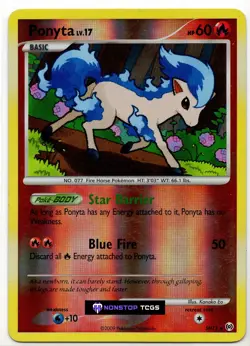 Ponyta (Shiny) SH11 Pokemon Card TCG Platinum Arceus Reverse Holo Light Play C - Image 1
