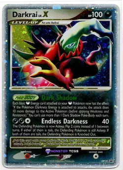 Darkrai LV.X DP19 Pokemon Card TCG Diamond and Pearl Promo Holo Rare - Image 1