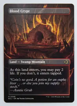 Lorwyn Eclipsed Blood Crypt BORDERLESS Rare 349 Magic the Gathering - Image 2