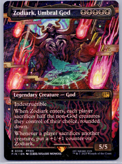 MTG Zodiark, Umbral God - Final Fantasy MTG - Borderless Regular - Image 1