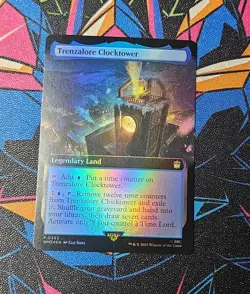 Trenzalore Clocktower NM Extended Art Foil MTG Doctor Who Unplayed Magic - Image 1