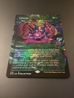 MTG Secret Lair #246 Cultivate Borderless Foil NM - Image 1