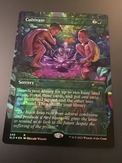 MTG Secret Lair #246 Cultivate Borderless Foil NM - Image 3