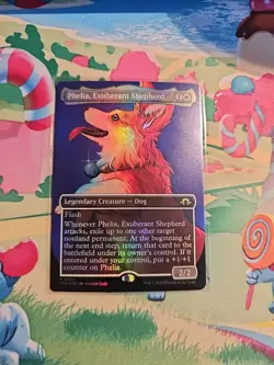 PHELIA, EXUBERANT SHEPHERD 0364 BORDERLESS FOIL MTG: MODERN HORIZONS 3 (MH3) NM - Image 1