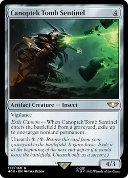 CANOPTEK TOMB SENTINEL Universes Beyond Warhammer 40000 Commander MTG Magic - Image 1
