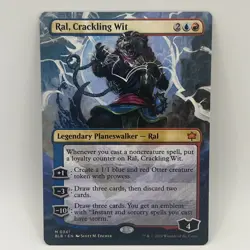 Magic MTG Bloomburrow Borderless/Extended Art Ral, Crackling Wit #M0341 NM/NP - Image 1