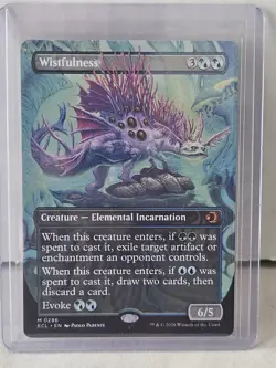 Wistfulness - Borderless - NM - MTG - Lorwyn Eclipsed - ECL #296 - MTG Singles - Image 1