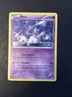 Pokemon Mew XY192 Black Star Promo Light Play Condition - Image 1
