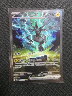 Zekrom ex 166/086 NM - Special Illustration Rare - 2025 TCG Pokemon Black Bolt - Image 1
