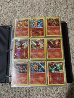 Pokemon XY Era Binder Full Of Common Reverse Holos And Rares NM Condition - Image 1