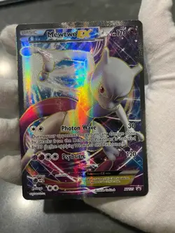 Pokemon TCG Mewtwo EX XY125 Black Star Promo Holo Full Art MP - Image 3