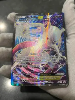 Pokemon TCG Mewtwo EX XY125 Black Star Promo Holo Full Art MP - Image 4