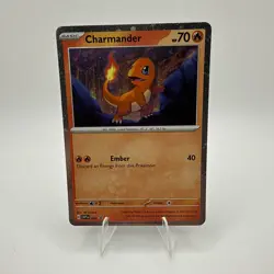 Pokemon Scarlet & Violet 151 Charmander SVP 047 Cosmos Holo Promo NM E - Image 1