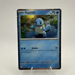 Pokemon Scarlet & Violet 151 Squirtle SVP 048 Cosmos Holo Promo NM B - Image 1