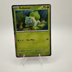Pokemon Scarlet & Violet 151 Bulbasaur SVP 046 Cosmos Holo Promo H - Image 1