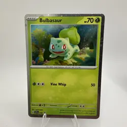 Pokemon Scarlet & Violet 151 Bulbasaur SVP 046 Cosmos Holo Promo F - Image 1