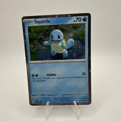 Pokemon Scarlet & Violet 151 Squirtle SVP 048 Cosmos Holo Promo NM G - Image 1
