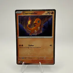 Pokemon Scarlet & Violet 151 Charmander SVP 047 Cosmos Holo Promo NM H - Image 1
