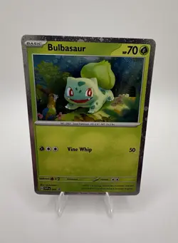 Pokemon Scarlet & Violet 151 Bulbasaur SVP 046 Cosmos Holo Promo 1 - Image 1