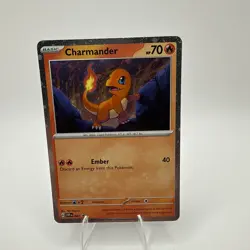 Pokemon Scarlet & Violet 151 Charmander SVP 047 Cosmos Holo Promo NM A - Image 1
