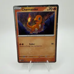 Pokemon Scarlet & Violet 151 Charmander SVP 047 Cosmos Holo Promo NM C - Image 1
