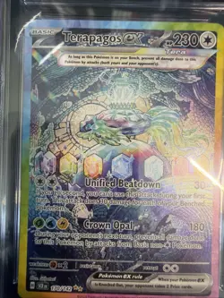 Terapagos EX 170/142 Special Illustration Rare Pokemon CGC 9 Mint - Image 2