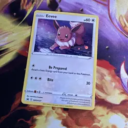 Pokemon TCG Eevee SWSH127 Sword & Shield Black Star Promo NM - Image 2