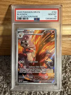 Blaziken 192/182 IR - Pokemon Sv10: Destined Rivals - PSA 10 GEM MT - Image 1