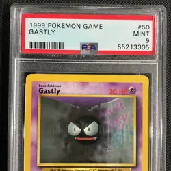 1999 POKEMON BASE SET #50 GASTLY PSA 9 - Image 3