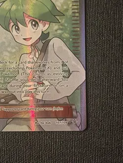 Pokemon, XY Roaring Skies, #107/108 Wally, Full Art Ultra Rare LP+ - Image 5