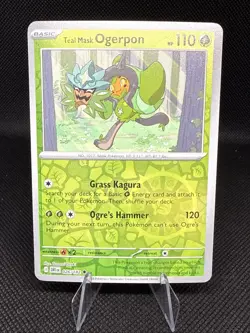 Teal Mask Ogerpon | 026/182 | Pokemon | Destined Rivals | Reverse Holo - Image 1