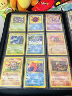 Pokemon FOSSIL 1st Edition Uncommon/Common Complete Set 31/62 NM/MINT - Image 1