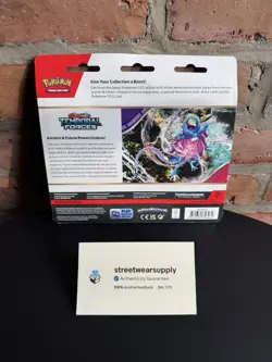 SEALED Pokemon Scarlet & Violet Temporal Forces 3 Pack Blister Pack (Cyclizar) - Image 2