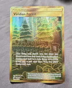 Viridian Forest 256/236 Gold Secret Rare | Cosmic Eclipse | Pokemon NM - Image 1