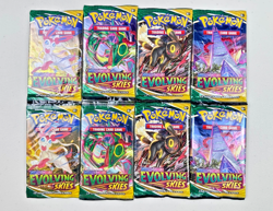 Pokemon Evolving Skies Sleeved Booster Pack Full Art Set Factory Sealed New - Image 1