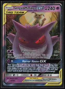 Pokemon TCG HeartGold SoulSilver #114/123 Lugia Legend + 53/181 Gengar & Mimikyu - Image 1