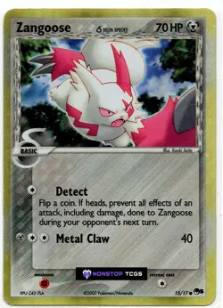 Zangoose Delta Species 015/017 Pokemon TCG EX Pop Series 5 Holo - Image 4