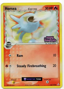 Horsea Delta Species 66/110 Holon Phantoms Pokemon TCG Reverse Holo - Image 1