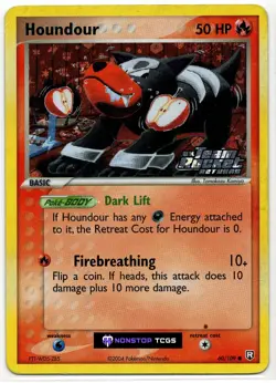Houndour 60/109 Pokemon TCG EX Team Rocket Returns Reverse Holo Stamped - Image 1
