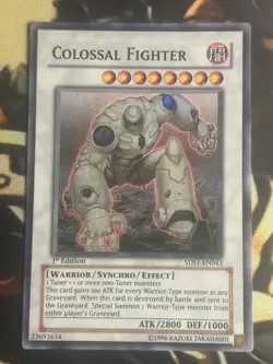 Yugioh: Colossal Fighter - 5DS1-EN043 - Super Rare - 1st Edition - MP - Image 1