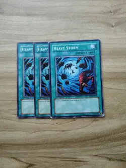 Yu-Gi-Oh! - Heavy Storm - 3X - Full Playset - Image 1