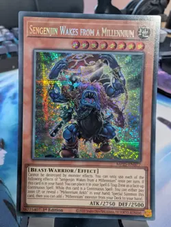 YuGiOh! Sengenjin Wakes From A Millennium MP25-EN077 Secret Rare 1st Ed - Image 1