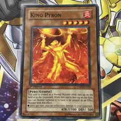 King Pyron - TAEV-EN026 - Common 1st Edition Yugioh LP - Image 1