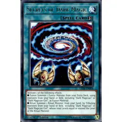 Secrets of Dark Magic LED6-EN004 Yu-Gi-Oh! Card Rare 1st Edition - Image 1