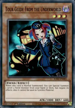 Tour Guide From The Underworld - Super Rare 1st Edition RA01-EN005 - NM - YuGiOh - Image 1