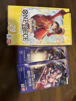 One Piece OP-14 Sleeves with ST29 Egghead Starter Deck - Image 1