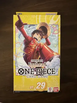 One Piece OP-14 Sleeves with ST29 Egghead Starter Deck - Image 3