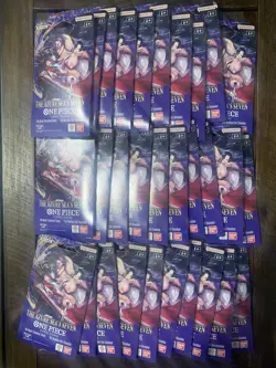 One Piece: OP-14 The Azure Sea’s Seven - Sleeved Booster Packs - Lot of 30 - Image 1